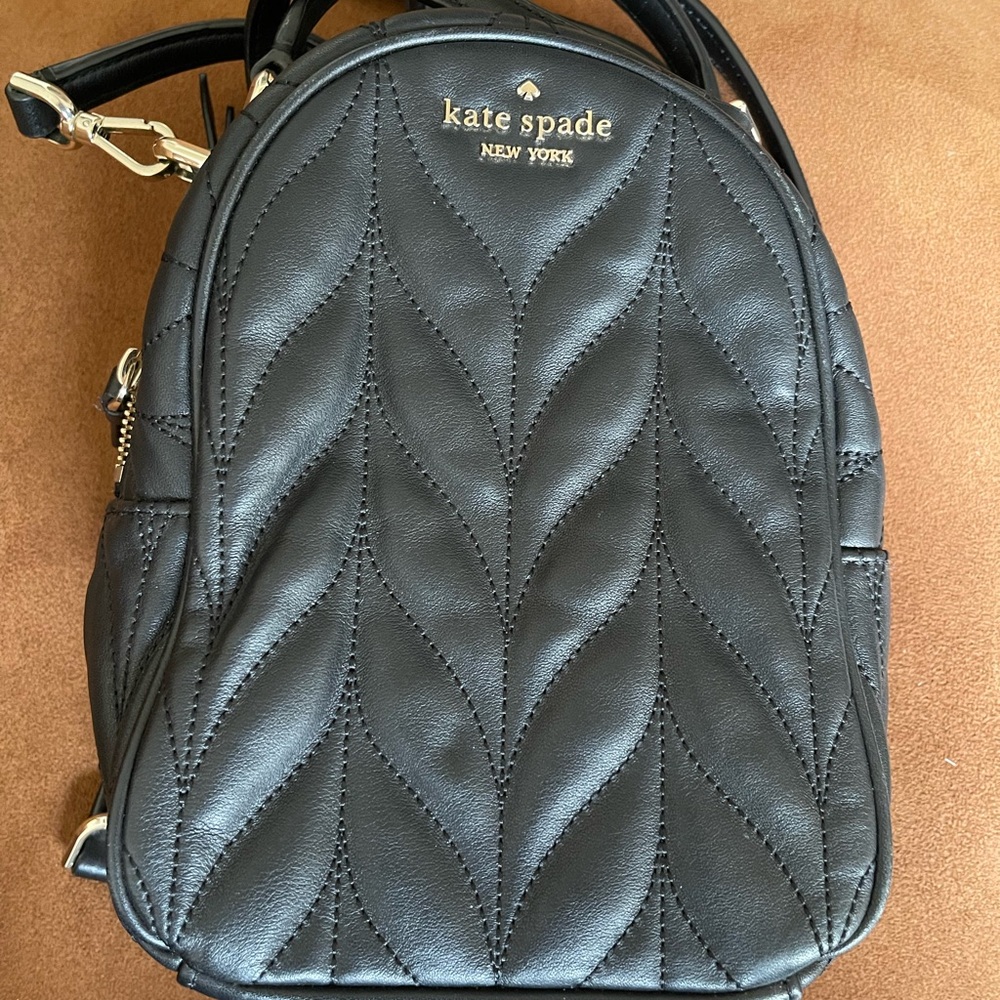 Kate Spade Mini Backpack Black Very Gently Used